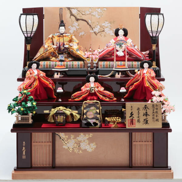 新作☆収納飾り 雛人形節句人形お孫さん女の子 出産祝いひな祭り