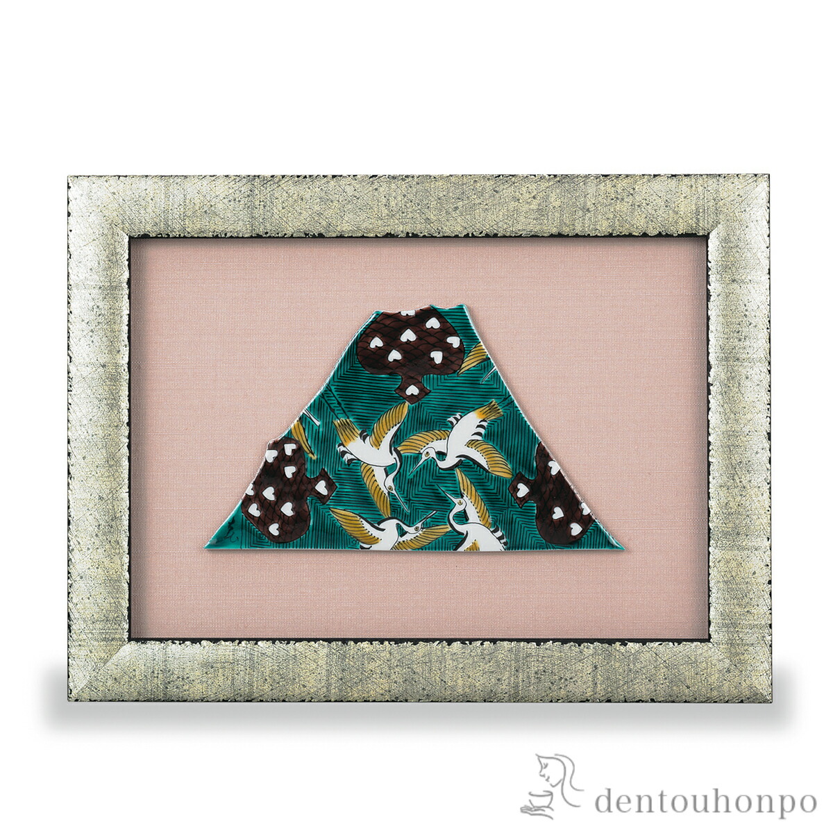 陶板　【花】　豪華額装　印あり ap7-1115.jpg