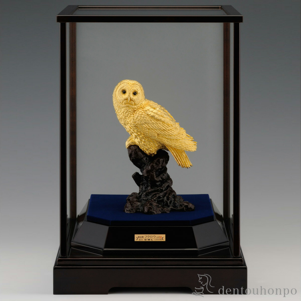 楽天市場】純金 尾長鶏 180g ( 光則（金工芸） プレート名入れ有料