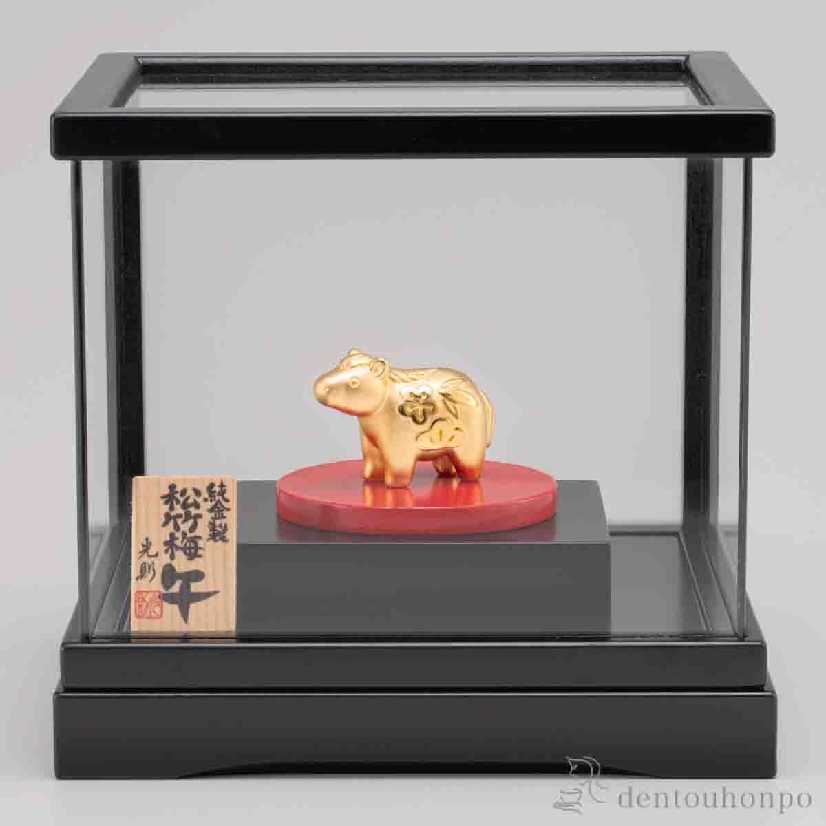 楽天市場】【純金製】松竹梅「午」24金10g使用［No.09］専用ケース入り