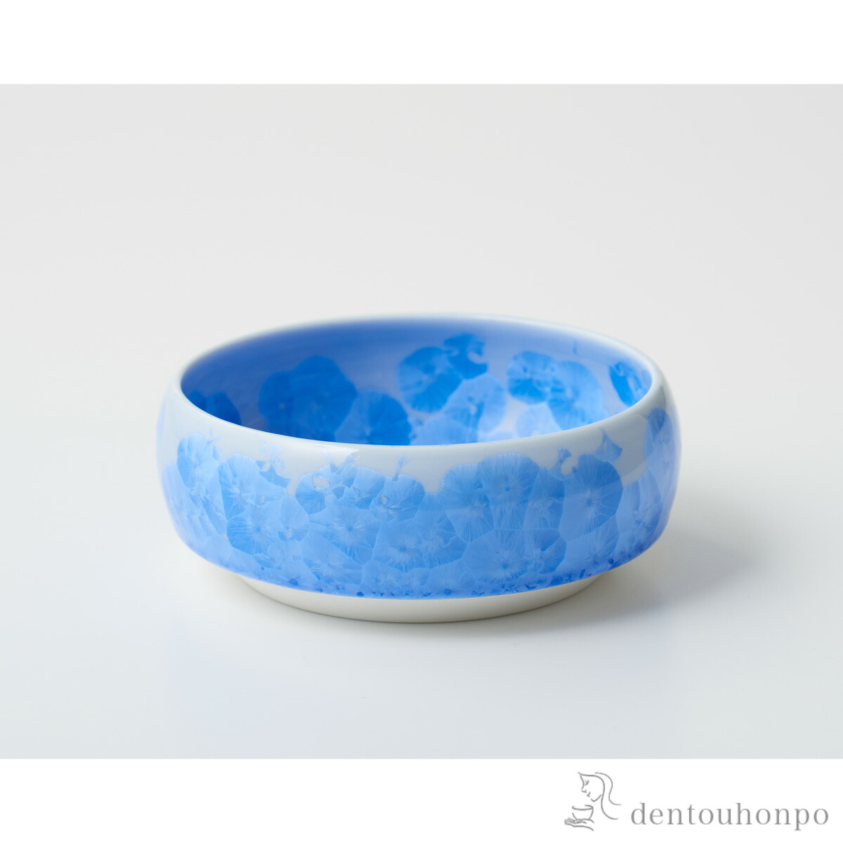ペット用フードボウル Paws bowl 花結晶 S ( 清水焼 京焼 猫用 犬用 ネコ 猫 ペット用品 清水焼 京焼 新築祝い　誕生日　 プレゼント お祝い お返し お礼 令和 家族　ペット 男性 女性 日本製 おすすめ おしゃれ かわいい 可愛い おそろい )｜伝統本舗