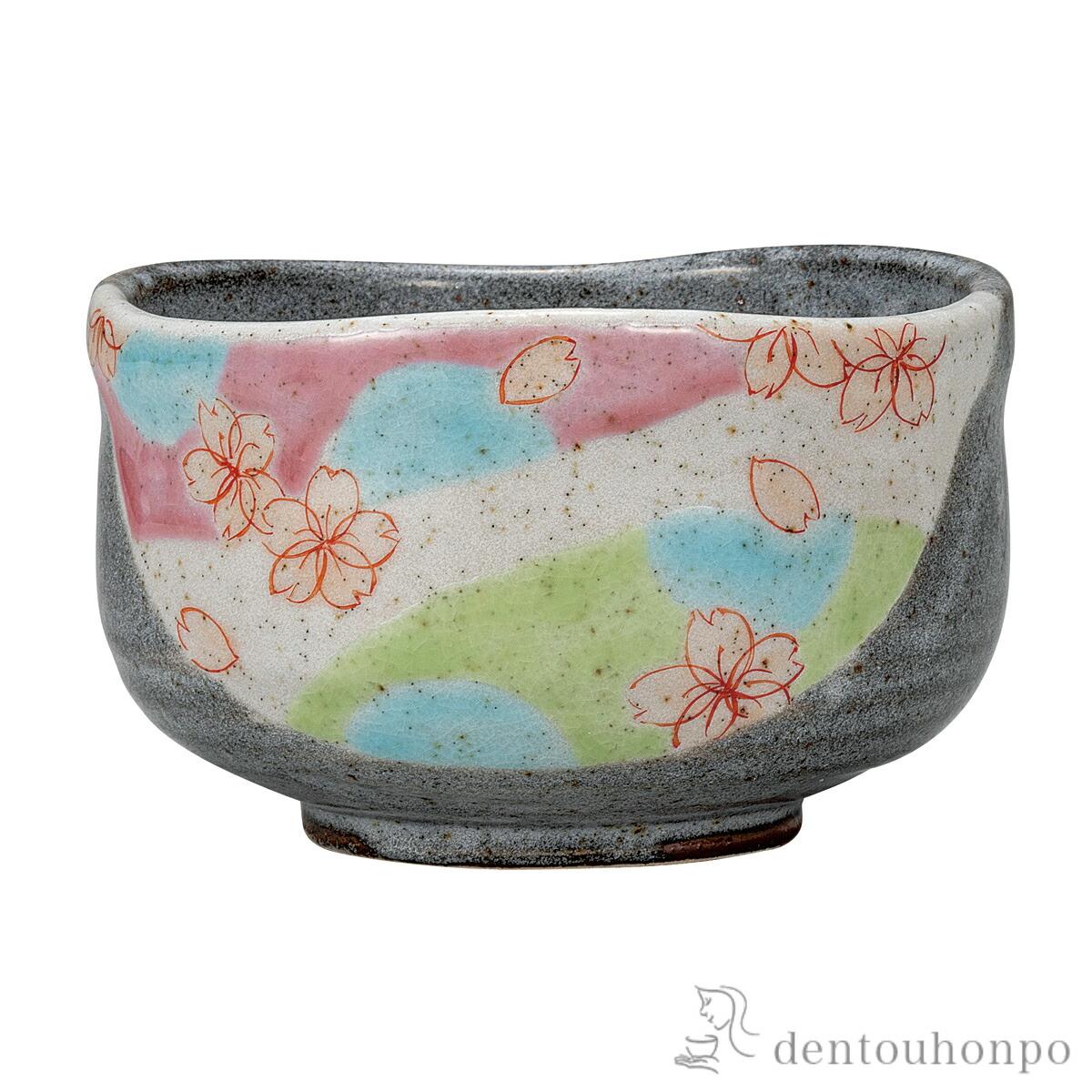 抹茶碗 花舞 ( 抹茶碗 茶道具 茶器 お稽古用 抹茶 九谷焼 結婚 出産 内祝い 引き出物 金婚式 誕生日プレゼント 還暦祝い 古希 喜寿 米寿 退職 定年 プレゼント お祝い お返し お礼 令和 自宅 家庭 イベント 日本製 おすすめ おしゃれ かわいい 可愛い 人気 )｜伝統本舗
