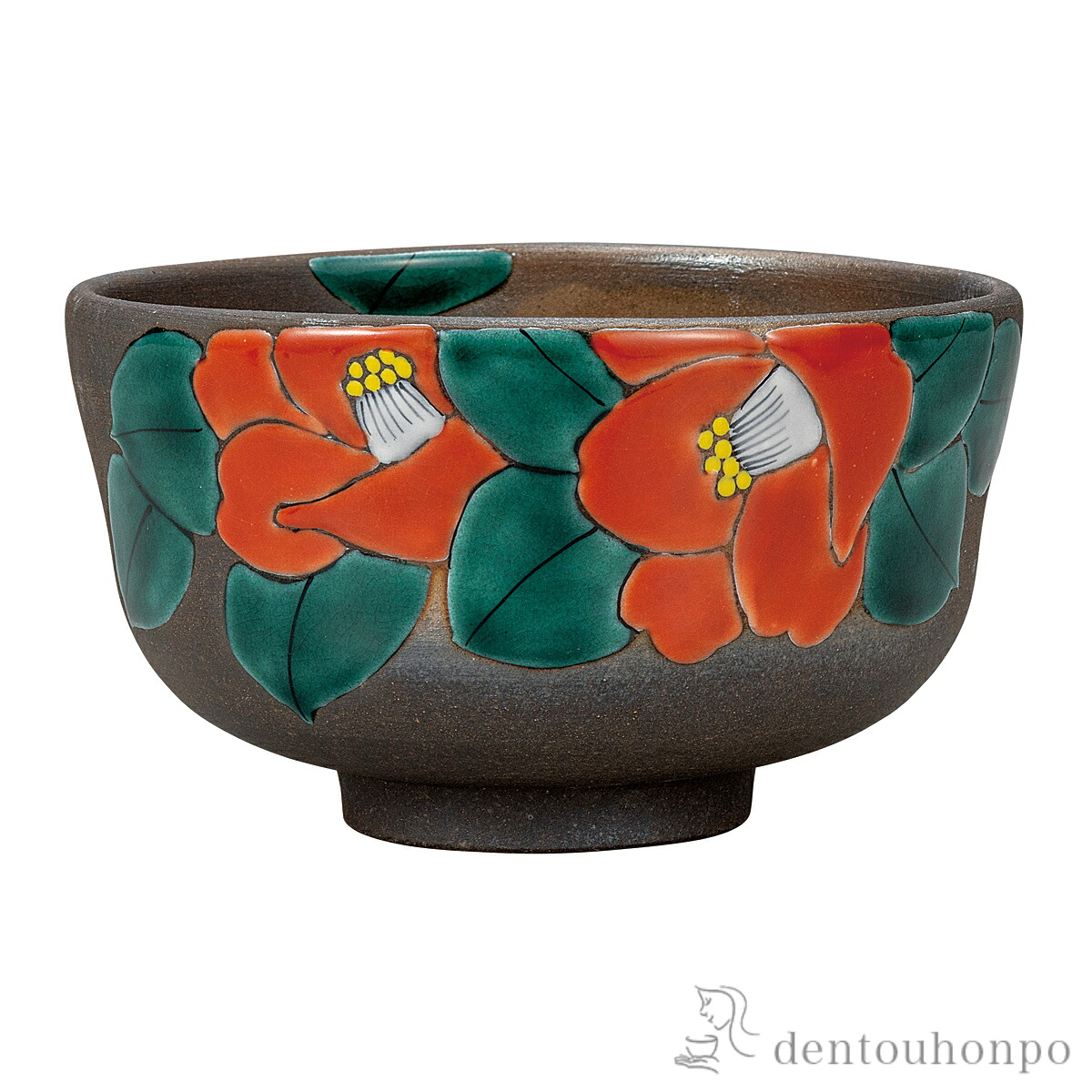 抹茶碗 椿 昇竜 ( 母の日 早割 プレゼント 初任給 抹茶碗 茶道具 茶器 お稽古用 抹茶 九谷焼 結婚 出産 内祝い 引き出物 金婚式 誕生日プレゼント 還暦祝い 古希 喜寿 米寿 退職 定年 プレゼント お祝い お返し お礼 令和 自宅 家庭 イベント 日本製 おすすめ おしゃれ )
