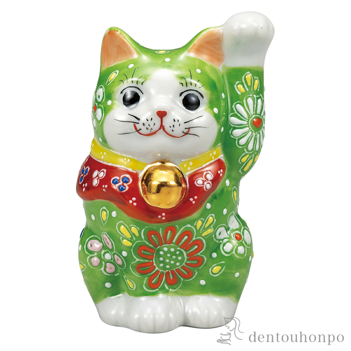 招き猫 ひわ盛 3.3号 ( 母の日 早割 プレゼント 初任給 置物 幸運 開運 まねきねこ 風水 九谷焼 結婚 出産 内祝い 引き出物 金婚式 誕生日プレゼント 還暦祝い 古希 喜寿 米寿 退職 定年 プレゼント お祝い お返し お礼 令和 両親 父 母 男性 女性 日本製 おすすめ )