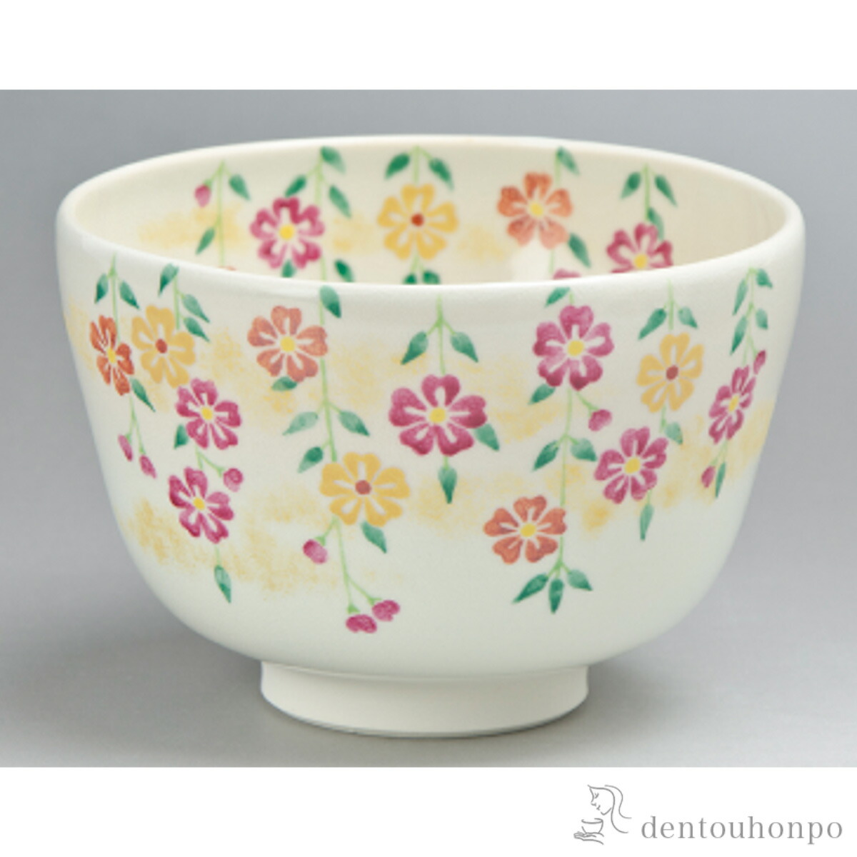 しだれ桜 抹茶碗 ( 名入れ有料 抹茶碗 茶道具 茶器 お稽古用 抹茶 清水焼 京焼 結婚 出産 内祝い 引き出物 金婚式 誕生日プレゼント 還暦祝い 古希 喜寿 米寿 退職 定年 プレゼント お祝い お返し お礼 令和 自宅 家庭 イベント 日本製 おすすめ おしゃれ かわいい )|伝統本舗