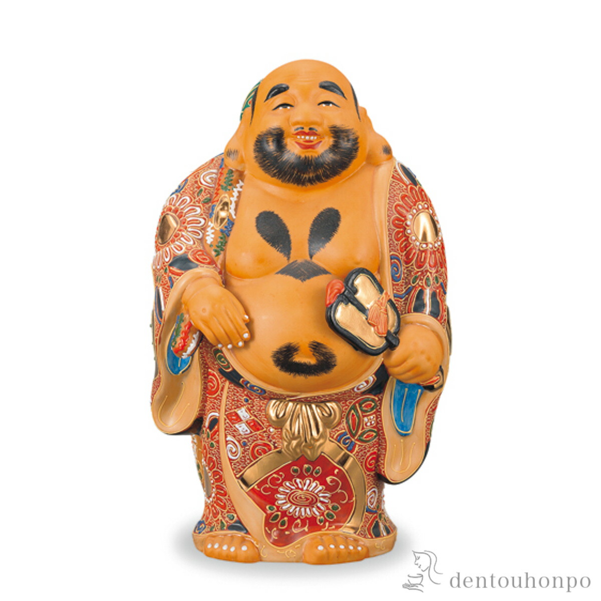 布袋 盛 10号 ( 木札名入れ有料 九谷焼 一緒になる 生み出すこと 内祝い 差し上げ物 金婚式 生まれ落ちる日差し上げ物 還暦祝い事 古希 喜寿 米寿 退社 定年 差し上げ物 祝い事 しっぺい返し 畏まり 令和 両親 父 母 成人男性 お上さん 日本製 おすすめ 今めかしい 愛くるしげ 好いたらしい 一般受け )