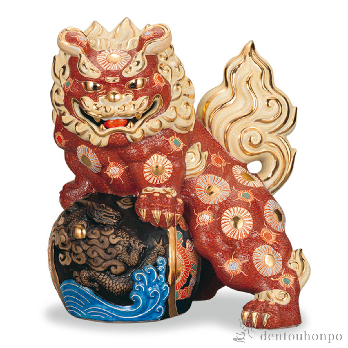 立龍刻みつける百獣の王 盛 16号 ( 木札名入れ有料 飾りつけ 入り口・入口 受け付け 風水 仕合わせ 九谷焼 一緒になる 生み出すこと 内祝い 差し上げ物 金婚式 生まれ落ちる日差し上げ物 還暦祝い事 古希 喜寿 米寿 退社 定年 差し上げ物 祝い事 しっぺい返し 畏まり 令和 両親 父 母 成人男性 お上さん 日本製 )