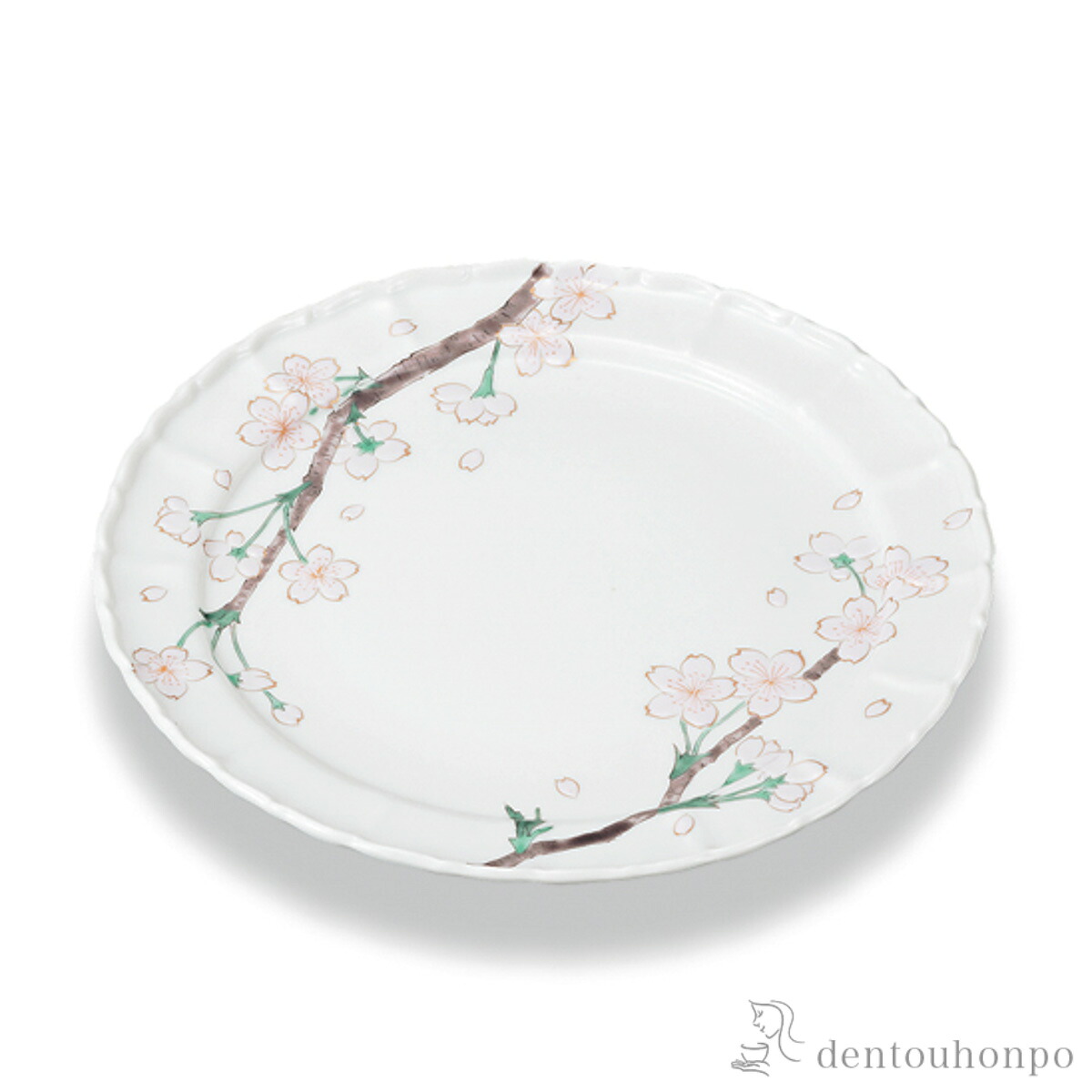皿 桜 7号 ( プレート おつまみ 料理 和食 洋食 九谷焼 結婚 出産 内祝い 引き出物 金婚式 誕生日プレゼント 還暦祝い 古希 喜寿 米寿 退職 定年 プレゼント お祝い お返し お礼 令和 両親 父 母 男性 女性 日本製 おすすめ おしゃれ かわいい 可愛い 人気 )