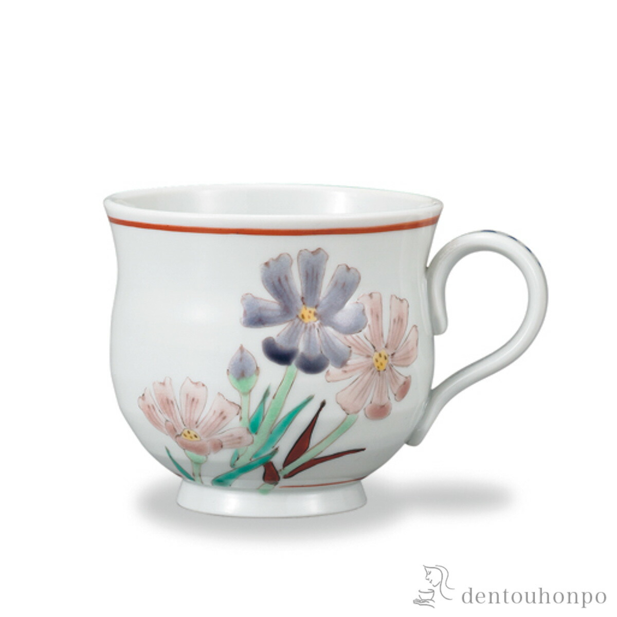 マグカップ 秋桜 ( 母の日 早割 プレゼント 初任給 プレゼント デザイン マグ オリジナル タンブラー 九谷焼 結婚 出産 内祝い 引き出物 金婚式 誕生日プレゼント 還暦祝い 古希 喜寿 米寿 退職 定年 プレゼント お祝い お返し お礼 令和 両親 父 母 男性 女性 )