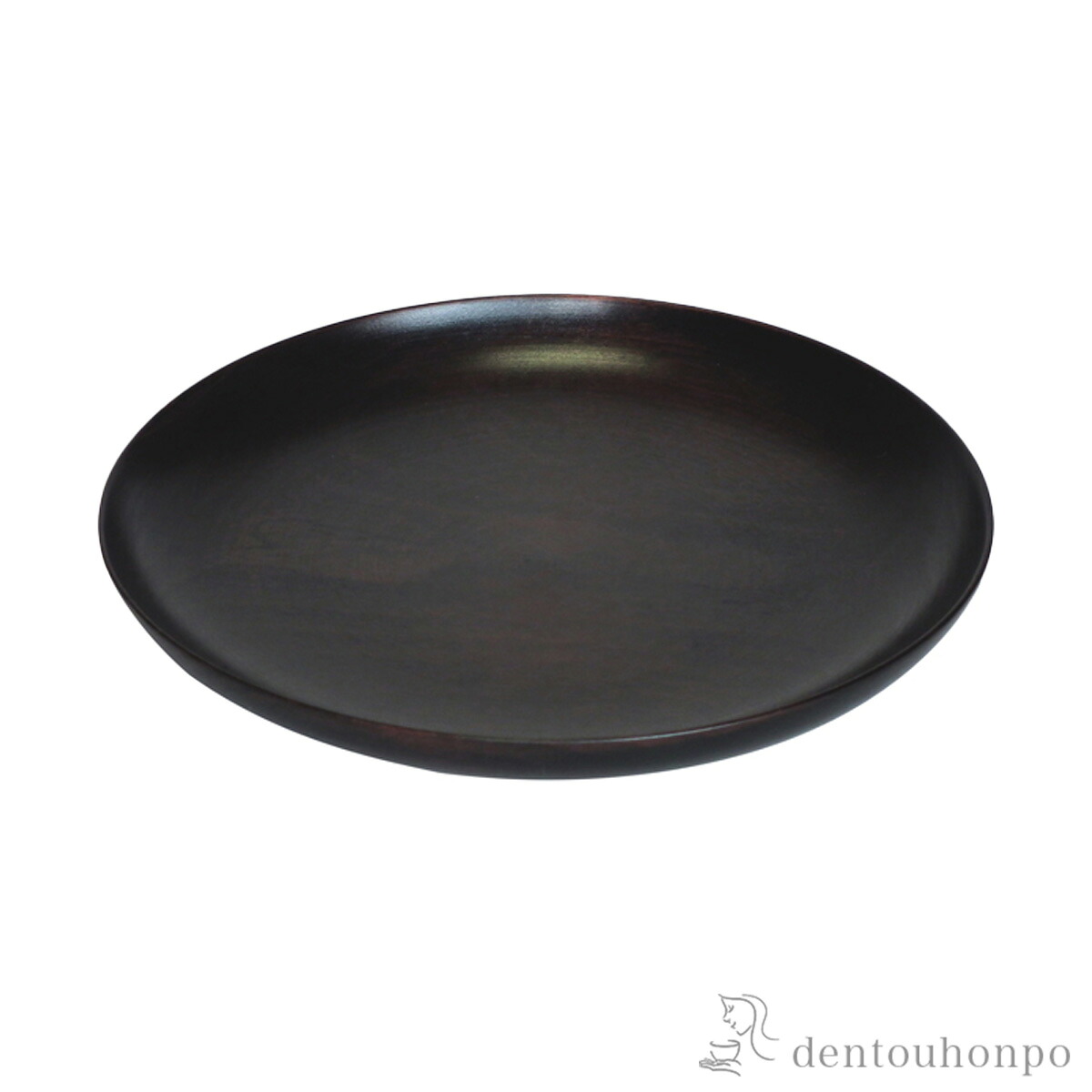木製受盛皿 神代色 180mm ( プレート おつまみ 料理 和食 洋食 山中漆器 結婚 出産 内祝い 引き出物 金婚式 誕生日プレゼント 還暦祝い 古希 喜寿 米寿 退職 定年 プレゼント お祝い お返し お礼 令和 両親 父 母 男性 女性 日本製 おすすめ おしゃれ かわいい )