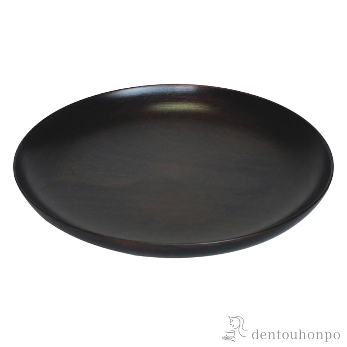 木製受盛皿 神代色 240mm ( プレート おつまみ 料理 和食 洋食 山中漆器 結婚 出産 内祝い 引き出物 金婚式 誕生日プレゼント 還暦祝い 古希 喜寿 米寿 退職 定年 プレゼント お祝い お返し お礼 令和 両親 父 母 男性 女性 日本製 おすすめ おしゃれ かわいい )