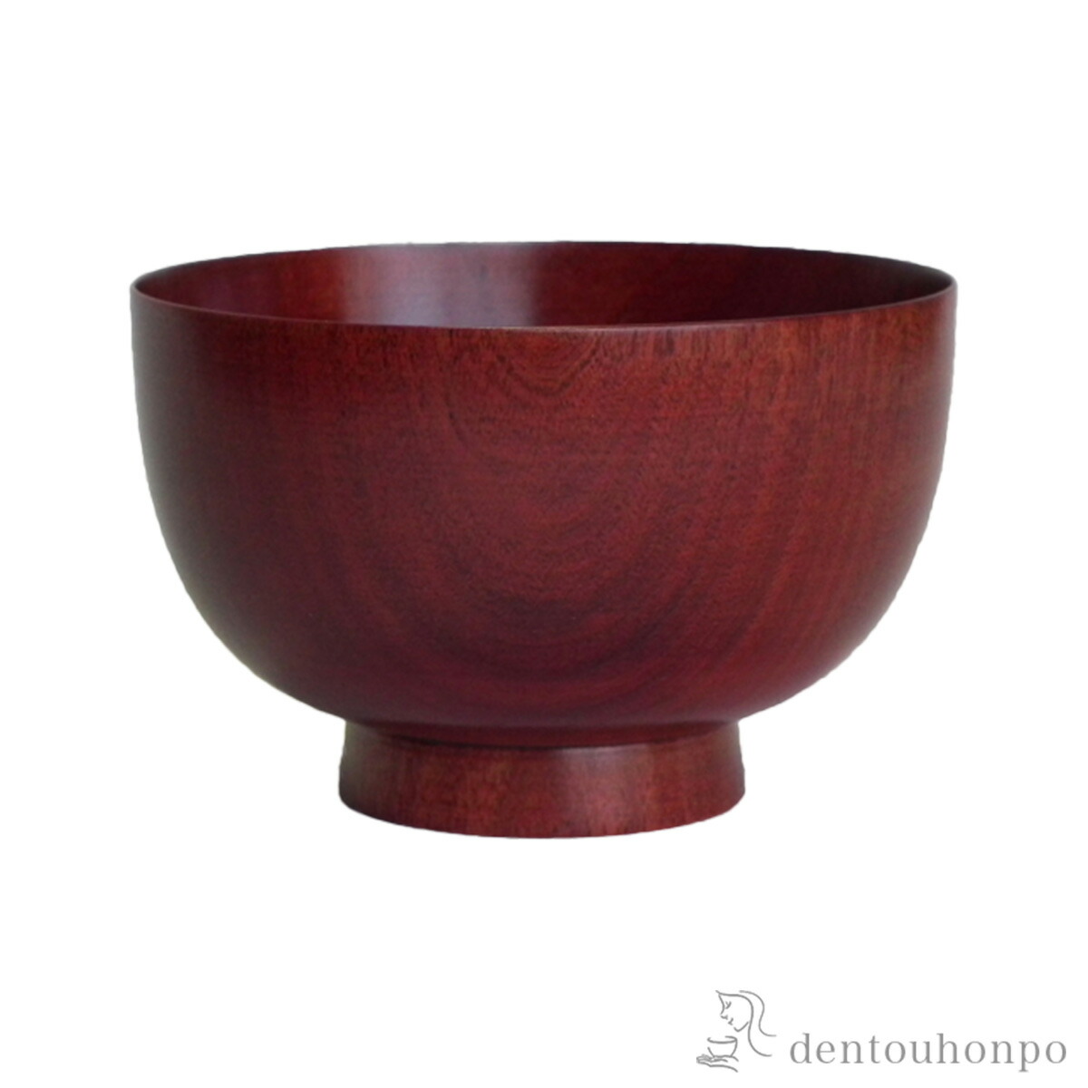 木製汁椀 桜　京椀 茜色 径13.6cm ( 母の日 早割 プレゼント 初任給 雑煮椀 お椀 お吸い物 味噌汁 おすすめ 山中漆器 結婚 出産 内祝い 引き出物 金婚式 誕生日プレゼント 還暦祝い 古希 喜寿 米寿 退職 定年 プレゼント お祝い お返し お礼 令和 両親 父 母 男性 女性 )