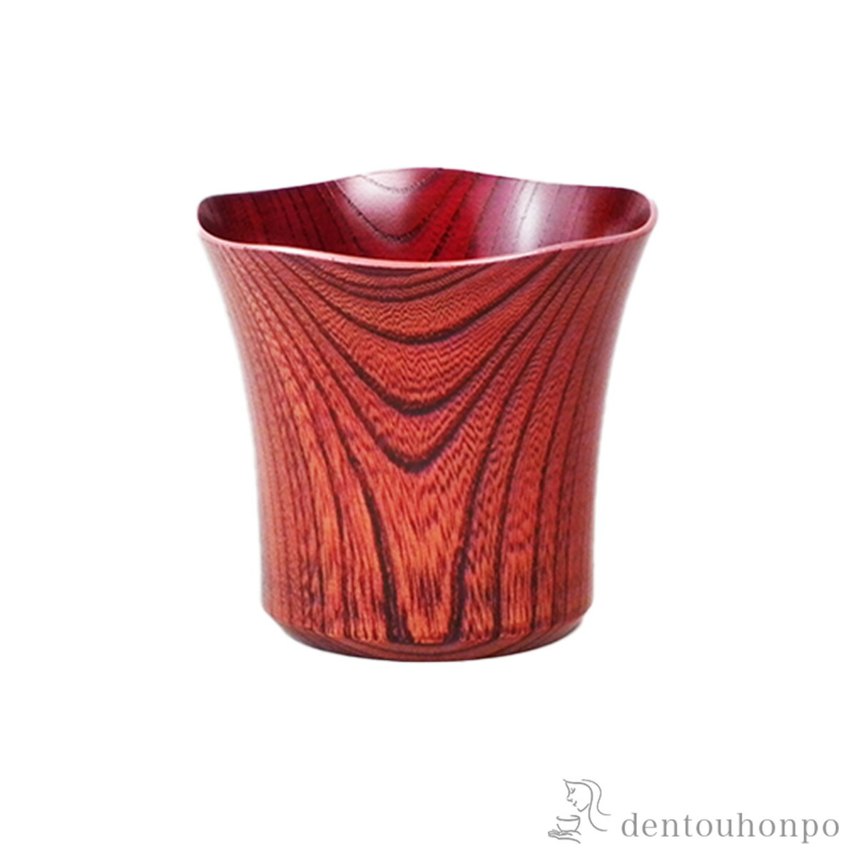 木製カップ 花形 茜 ( 焼酎グラス ビアカップ ビールグラス フリーカップ グラス 山中漆器 結婚 出産 内祝い 引き出物 金婚式 誕生日プレゼント 還暦祝い 古希 喜寿 米寿 退職 定年 プレゼント お祝い お返し お礼 令和 両親 父 母 男性 女性 日本製 おすすめ おしゃれ ) 6,732円