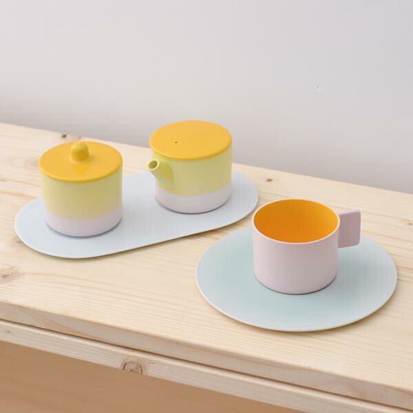 S＆B Coffee Sugar Milk Pink-Yellow set ( 1616 / arita japan 母の日 早割 プレゼント 初任給 ガラス クリーマー シュガーポット 醤油 おすすめ 有田焼 結婚 出産 内祝い 引き出物 金婚式 誕生日プレゼント 還暦祝い 古希 喜寿 米寿 退職 定年 プレゼント お祝い ) 17,325円