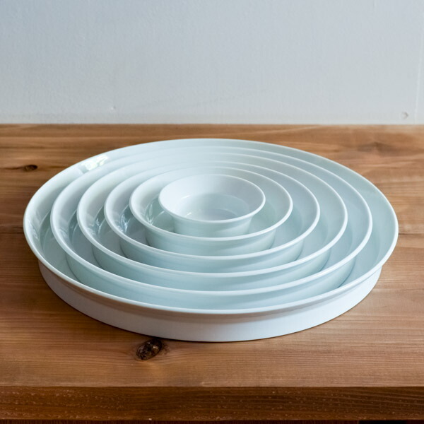 TY Round Deep Plate Plain White 6サイズセット ( 1616 / arita japan 初任給 プレゼント 母の日 ラウンドディーププレート 食器 ホワイト プレゼント おしゃれ 有田焼 結婚 出産 内祝い 引き出物 金婚式 誕生日プレゼント 還暦祝い 古希 喜寿 米寿 退職 定年 )
