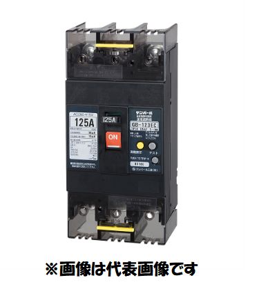 在庫あり　テンパール　GB-123EC　3P　125A　30mA　200-415V　123EC12304　漏電遮断器　漏電ブレーカー　ELB　インボイス対応領収書可｜株式会社電材一番 15,540円