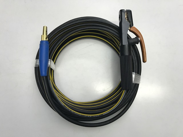 ☆新品☆溶接用ＷＣＴホルダー線 イエローライン(黄/黒) ２２ＳＱ １５ｍ　片側ジョイントオス 完成品　WCT22