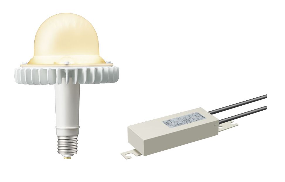 セットが安い　岩崎電気　レディオックＬＥＤアイランプSP-W　LDGS64L-H-E39/HB/DX150A 64W (屋内専用）　電源ユニット付　＜旧型式 LDGS64L-H-E39/HB/DX150＞