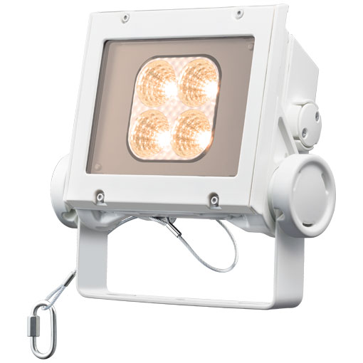 岩崎電気　 レディオック フラッド ネオ　ECF4040M/LSAN8/W　電球色タイプ　40クラス　中角タイプ　ホワイト　＜旧形式：ECF0497L/SAN8/W＞