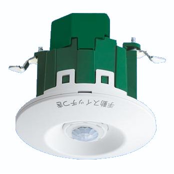 ☆新品☆パナソニック WTK2411K 天井取付 熱線センサ付自動スイッチ 親器・蛍白両用 検知後連続点灯時間約10秒 - 30分可変形 明るさセンサ付 ホワイト|電材110番