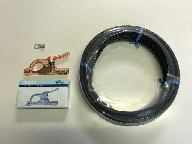 ☆新品☆溶接用キャブタイヤＷＣＴ２２ＳＱ  ２０ｍ 属する品付（地びたゼムクリップ+端子） WCT22