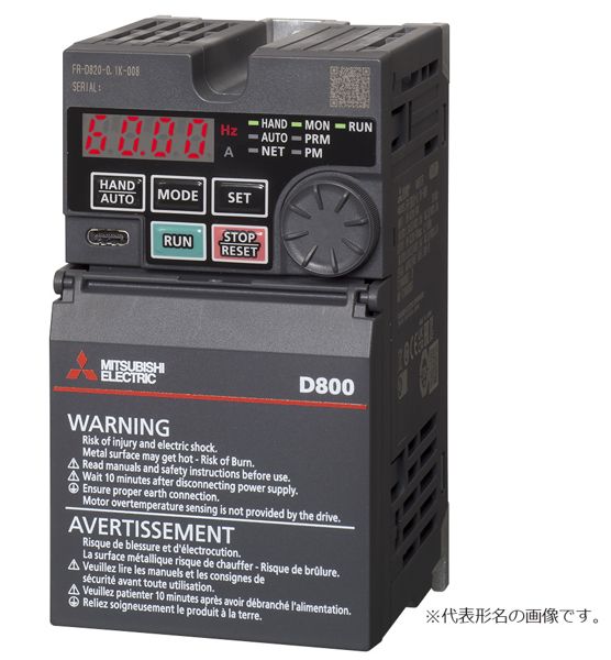 店卸し資産あり 新品置き目品 三菱 FR-D820-5.5K-238 5.5KW 三相200V インバータ ＜ FR-D720-5.5K  の家督相続品 ＞ 書き付け受け取り書能力のある☆ 電設資材-花・ガーデン・DIY