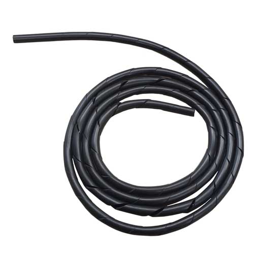 KEN会社企業 渦巻き捩り 有線テレビ保護すること押しかぶせる 黒 10mm×2m 入れもの売りわたす品 (50本入)