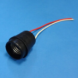 青山電陶 E26 線付ゴム防水ソケット ES26-04｜電材３９　店