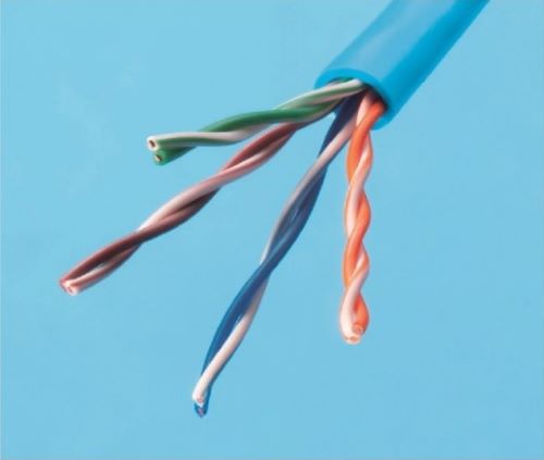 伸興電線:SK LANケーブル:Cat.5e 型式:SKLAN-Cat.5e 4PX0.5mm【桃】(300m)｜電材部品　店