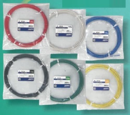 JAPPY(因幡電機):JAPPYミニ定尺電線 IV 600Vビニル絶縁電線 型式:IV 5.5 SQ クロ 50M JP