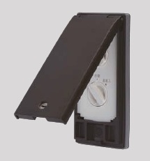 神保電器:Jワイドスリム 感熱センサ用ロータリスイッチセット(防滴薄形)単極3段切換 2個用 型式:TDP02620DB 9,732円