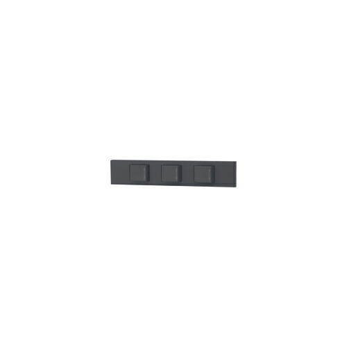 神保電器:NKシリーズ 家具・機器用 3路ガイドスイッチセット 3口 型式:KAG-3505:3G.3G.3GSB