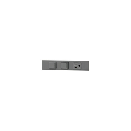 神保電器:NKシリーズ 家具・機器用 3路ガイド＋3路ガイド＋接地コンセントセット 型式:KAG-3516:3G.3G.5GJ