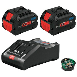 BOSCH バッテリー充電器セット 18Vバッテリー2個・高速充電器セット PROCORE18V8S2