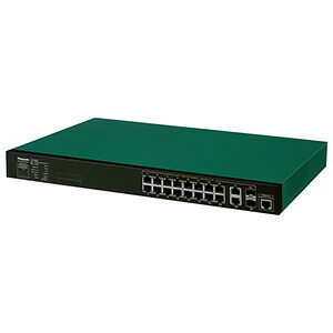 パナソニック PoE給電スイッチングこしき 座標軸2 16+2界面 SFP+×2拡張スロット PN83169