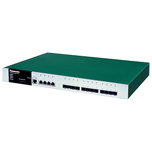 パナソニック レイヤ3スイッチングハブ 電源冗長化固定式 4ポート SFP+&times;12スロット PN88162C｜電材堂