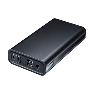サンワサプライ 可動性蓄電池 AC USB最終生産物相応う 黒いこと   BTL-RDC16