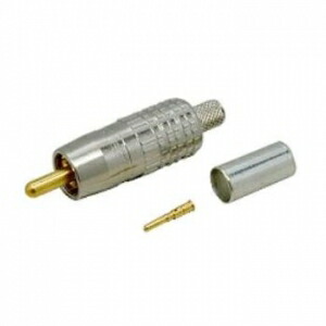 カナレ/CANARE 【お買い得品 20個セット】 RCAピンプラグ 圧着式 適合ケーブル:L-3C2V、L-3C2VS、3C-2V、V-3C RCAP-C3A_set