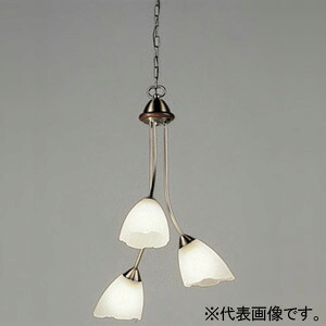 オーデリック LEDシャンデリア 高演色LED 白熱灯器具100W×3灯相当 LED電球一般形 3灯 口金E26 OC079264NR
