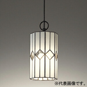 オーデリック LED和風ペンダントライト 高演色LED LED電球一般形 口金E26 昼白色 OP252468NR|電材堂