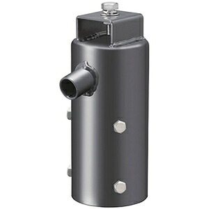 岩崎電気 1灯用ポールトップ用取付金具 ポール挿入寸法φ76.3×120mm LEDioc FLOOD NEOシリーズ用 ダークグレイ FA24/DG|電材堂