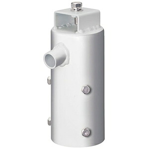岩崎電気 1灯用ポールトップ用取付金具 ポール挿入寸法φ76.3&times;120mm LEDioc FLOOD NEOシリーズ用 ホワイト FA24/W｜電材堂