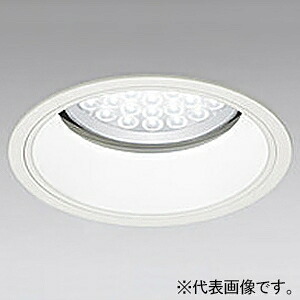オーデリック LEDベースダウンライト セラメタ100Wクラス/ FHT42W×3灯クラス LED一体型 白色 非調光タイプ XD258537