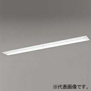 オーデリック LEDベースライト 埋込型 FLR110W×2灯相当 LEDランプ型 昼光色 口金R17d XD266093A
