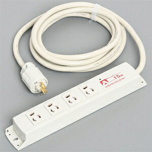 アメリカン電機 マルチユースOAタップ 抜止形 4個口 接地形2P 15A 125V KC1135NF