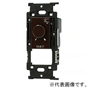 神保電器 ライトコントロールスイッチ LED照明対応形 正位相制御方式 500VA チョコ JEC-BN-RLE5-C｜電材堂