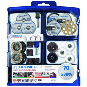 BOSCH ドレメル EZ-Lockメガ一揃いの道具 EZ-Lock付属物全70個入 EZ725