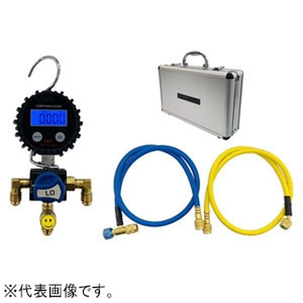 楽天市場】BBK 4桁LCD デジタルマニホールドセット DM-60SE ECOバルブ