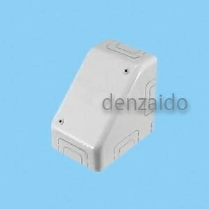 外山電気 【ケース販売特価 30個セット】 コーナーボックス 見切り縁ノック付 B型 ミルキーホワイト 《メタルモール付属品》 Y246_set