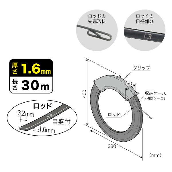 在庫一掃 ジェフコム スチールパック メジャータイプ ロッド断面1 6 3 2mm 長さ30m Sp 1630mj 最安値に挑戦 Www Labclini Com